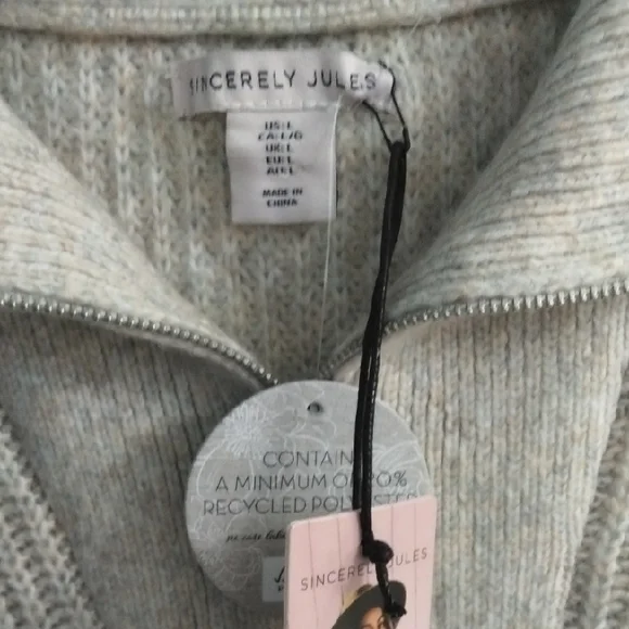 Sincerly Jules Cream Sweater - Picture 2 of 4